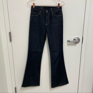 AG the Quinne high rise flare jeans size 25